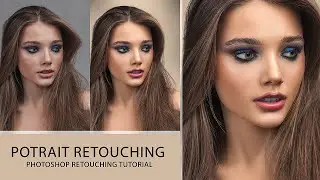 Photoshop tutorial portrait retouching and makeup