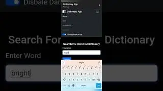 Dictionary App Using HTML CSS and JavaScript  #shorts #viral #web #programming