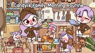 Candy’s Family Morning Routine at Aesthetic House 🏡🤎 Avatar World | Pazu