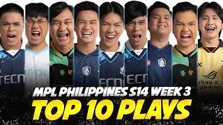 TOP 10 PLAYS of WEEK 3 MPL PH S14 | 1rrad's Lancelot,Bennyqt Backdoor,FCAP RG META,Karltzy Hayabusa