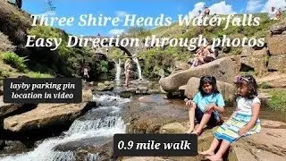 Three Shire Heads Waterfalls Cheshire, Derbyshire and Staffordshire Peak District Derbyshire UK#fall