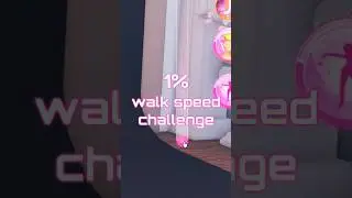 1% walk speed challenge in Dress To Impress #dresstoimpress #dti #roblox #fashion #challenge