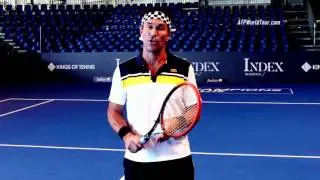 Pat Cash Teaches Volley Technique