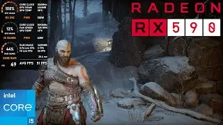 RX 590 : God of War Ragnarok - 1080p Low, Medium, High, Ultra, Ultra FG + FSR