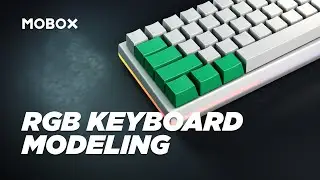 How to Model & Animate an RGB Keyboard in Cinema 4D!