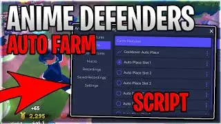 [🔱 HUGE UPDATE] Anime Defenders Script Hack Auto Farm Auto Place And Upgrade - Roblox 2024