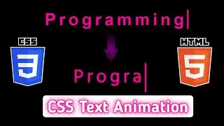 Text Animation Using CSS 🔥🔥 |Advanced CSS Tutorial