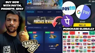 PUBG MOBILE UC PURCHASE WITH PAYTM, GPAY & PHONEPE || HOW TO BUY UC IN PUBG MOBILE