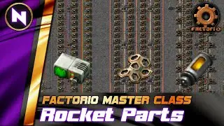 Essential ROCKET PARTS to Launch Your First Rocket | Factorio Tutorial/Guide/How-to