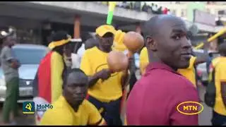 UGANDA CRANES VS ALGERIA - Fans park round up