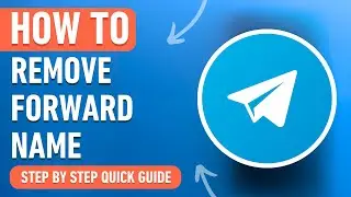 How to remove Telegram forward Name [2024] Easy Tutorial