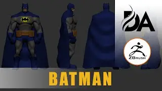 The Only Sculpting a Stylized Batman in ZBrush Video You Need to Watch