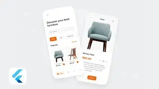 Flutter Shopping App UI || Flutte UI Design Tutorial