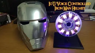 K1 Max Voice Activated/IoT Iron Man Helmet Timelapse