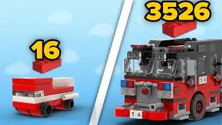 LEGO Fire Trucks in Different Scales | Comparison