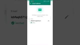 link verified email in whatsapp account