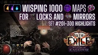 [PoE 3.25] 1000 MAPS # 201-300 - Wisped Magic Pack Currency Farm (cumulative +39 divines per hour)