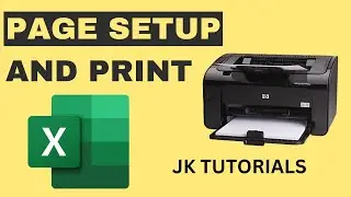 How to Print in Excel | Print Page Setup in Excel in Hindi| JK TUTORIALS