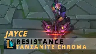 Resistance Jayce Tanzanite Chroma - League Of Legends