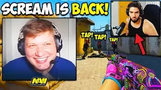 S1MPLE AND SCREAM SHOW PERFECT 1 TAPS! CSGO Twitch Clips