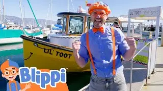 Blippi Explores A Boat - Blippi Loves Planet Earth | Educational Videos for Kids