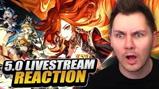 THE BEST UPDATE IN GENSHIN IMPACT HISTORY!? | 5.0 LIVESTREAM REACTION