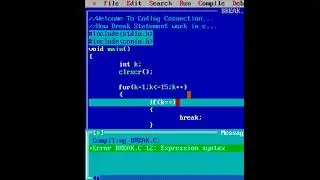 How To Use Break Statement Works In C || How Break Statement Works In C || Work&UseBreak Statement