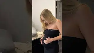 24 weeks pregnant belly bump update! 🥹❤️ #kayandtayofficial #couples #pregnant