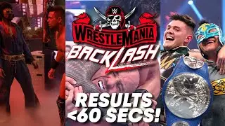 WWE WrestleMania Backlash 2021 in 54 seconds! 