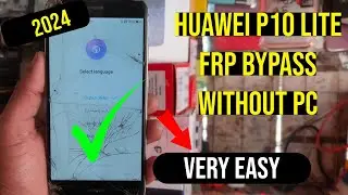 Huawei P10 lite FRP Bypass Without PC | Huawei Google Account Remove | was-lx1a FRP Bypass WithoutPC