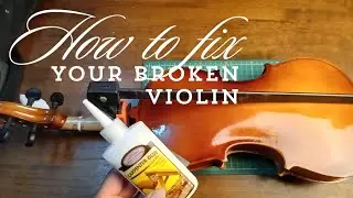 How to fix your broken Violin | DIY in 8 minutes