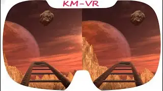 Space Roller Coaster VR Video