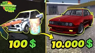 $100 vs $1000 vs $10,000 BMW E30!  | My Summer Car #90