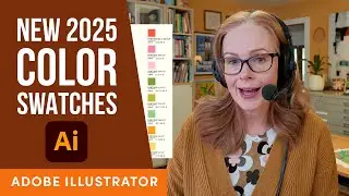 New Illustrator 2025 Color Swatch Features, Create Color Chips Info