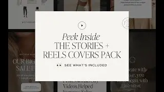 The Canva Stories + Reel Covers Pack Walkthrough