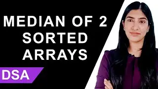 Median of 2 Sorted Arrays of different sizes | Binary Search | Data Structures and Algorithms