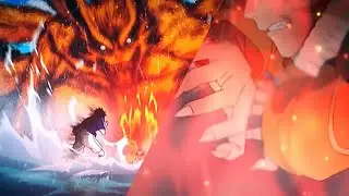 *NEW* NARUTO VS SASUKE REANIMATED FIGHT WITH SOUND EFFECTS!