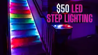 LED Step Lighting in 4 Minutes!!