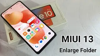Redmi note 10 pro enable enlarge folder | Miui 14 super folder enable in miui 13