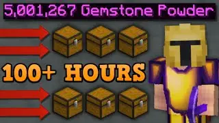 I GOT 5,000,000 GEMSTONE POWDER IN HYPIXEL SKYBLOCK!