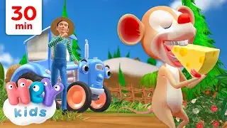 El granjero en el valle 🚜🧀 | Canciones sobre animales de granja | HeyKids - Canciones infantiles