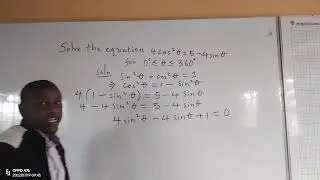 TRIGONOMETRY III EQUATIONS.