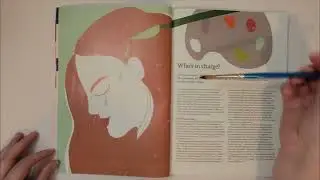 ASMR Breathe Magazine Whispered Flip Through ~ Affirmation Card