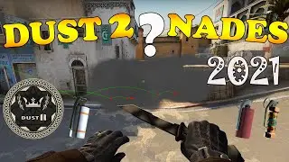 Easy and Essential Dust 2 Smokes, Molotovs and Flashes | Dust 2 nades | 64tick | CSGO | 2021 |