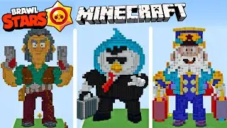НОВЫЕ ГЕРОИ БРАВЛ СТАРС В МАЙНКРАФТ - Brawl Stars
