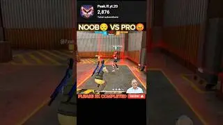 NOOB😔 VS PRO😡 #freefire #shortfeed #ffshorts #ffnoob #noob #noobprank #trending #ffhighlight #viral