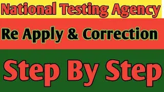 National Testing Agency Online Correction.....