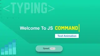 Auto Typing Text Animation Using HTML CSS JavaScript | Typing Effect on Website (Speed Control)