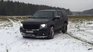 Chevy Tahoe off road hill climb