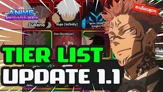 👑Tier List Update 1.1 จัดอัดดับตัวละคร Meta Roblox Anime Vanguard  ! ฉบับละเอียด